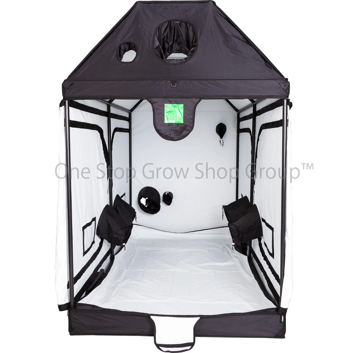 BudBox Pro - Pitched Roof - 1.2m x 2.4m x 1.8m - Loft Grow Tent