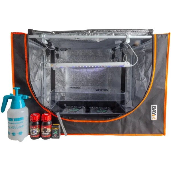 Bay6 Miniprop & Omega 9w Clone LED Propagation Tent Kit