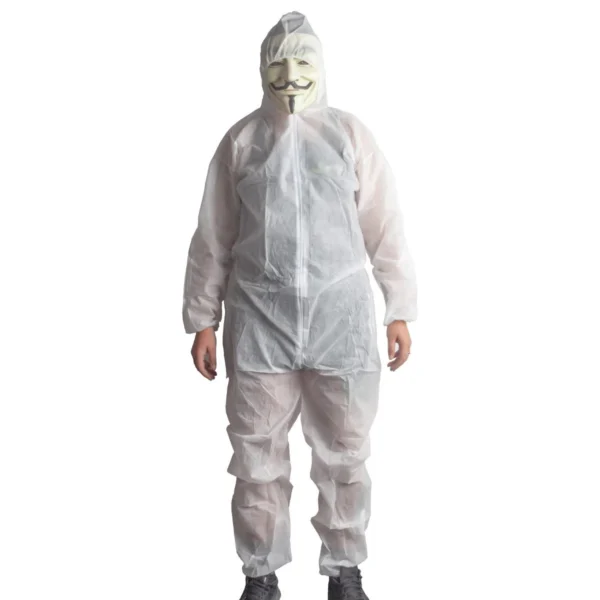 White Disposable Coverall